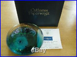 Boxed Ltd Ed Caithness Traditional Pool Paperweight Colin Terris(320/350)