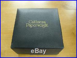 Boxed Ltd Ed Caithness Traditional Pool Paperweight Colin Terris(320/350)
