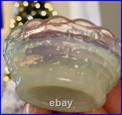 Boyd Crystal Art Glass #1 Opalescent 2 Chick Salt HON