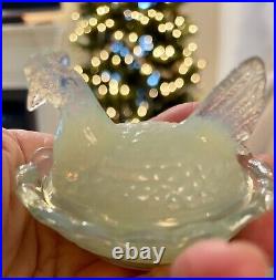 Boyd Crystal Art Glass #1 Opalescent 2 Chick Salt HON