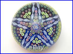 Collectable Perthshire Millefiori Pp30 Star Pattern Paperweight, Signed P 1977