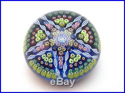 Collectable Perthshire Millefiori Pp30 Star Pattern Paperweight, Signed P 1977