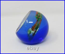 Caithness Art Glass Scotland Unicorn Dance Forest Millefiori Paperweight