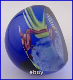 Caithness Flamingoes Ltd Ed #7/150 William Manson Designed Glass Paperweight