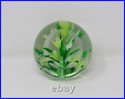 Caithness Whitefriars Hellebore Art Glass Paperweight