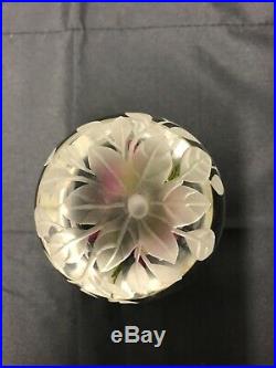 Cathy Richardson 2014 glass paperweight BEAUTIFUL ONE OF A KIND