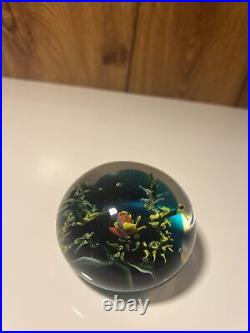 Cathy Richardson Glass Sea Art Paperweight signed and dated 3 1998 RARE