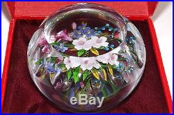 Chris Buzzini Baccarat-Faceted Spring Bouquet Paperweight 17/25 Limited Edition
