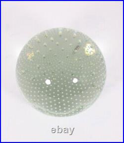 Controlled Bubbles 6 Sphere Art Glass Orb Gazing Ball Paperweight