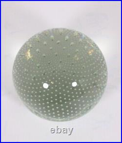 Controlled Bubbles 6 Sphere Art Glass Orb Gazing Ball Paperweight