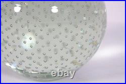 Controlled Bubbles 6 Sphere Art Glass Orb Gazing Ball Paperweight