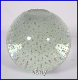 Controlled Bubbles 6 Sphere Art Glass Orb Gazing Ball Paperweight