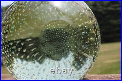 Controlled Bubbles 6 Sphere Art Glass Orb Gazing Ball Paperweight