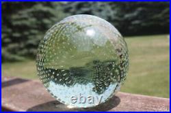 Controlled Bubbles 6 Sphere Art Glass Orb Gazing Ball Paperweight