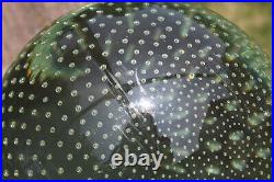 Controlled Bubbles 6 Sphere Art Glass Orb Gazing Ball Paperweight