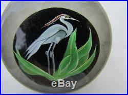 Correia Glass Paperweight Blue Heron Limited Edition Nr. 194/200 Collectible