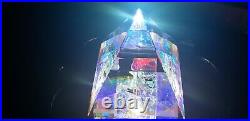Crystal optic art dichroic chameleon NASA glass Storms Sands Kuhn Luxor pyramid