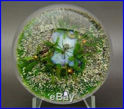 DELMO TARSITANO Earth Life Series Spider Art Glass Paperweight, Apr 2.3H x 3.5W
