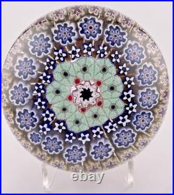 Damon MacNaught Magnum 3.5 2010 Concentric Millefiori Glass Paperweight