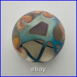 David Lotton Studio Art Glass Paperweight signed