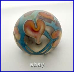 David Lotton Studio Art Glass Paperweight signed