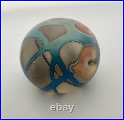 David Lotton Studio Art Glass Paperweight signed