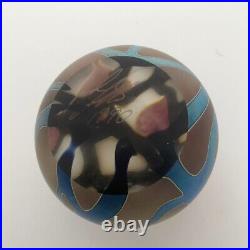 David Lotton Studio Art Glass Paperweight signed