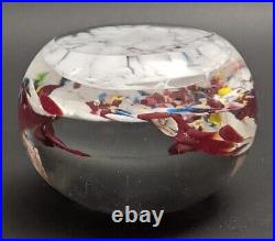 Degenhart Columbus OH Vintage Airplane Aviation Glass Paperweight