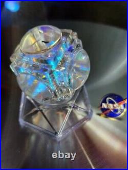 Dichroic Art Glass Chameleon Crystal Charm Spinner Fidget Toy