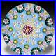 Drew-Ebelhare-2015-millefiori-flower-canes-on-teal-blue-ground-paperweight-01-qv