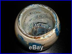 Early Work 1978 JOSH SIMPSON Signed Art Glass Vase Paperweight