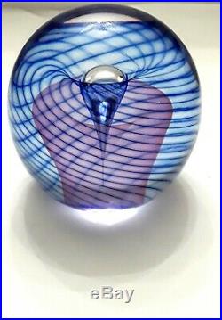 Ed Kachurik 2003 Rare Gallery Art Glass Paperweight Signed