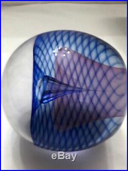 Ed Kachurik 2003 Rare Gallery Art Glass Paperweight Signed