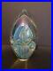 Eickholt-PAPERWEIGHT-Art-Glass-iridescent-Egg-Dichroic-Vintage-Signed-1995-01-hs
