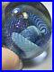 Eickholt-Signed-1995-Iridescent-Art-Glass-Paperweight-Blue-Swirl-WSCH-01-auvn