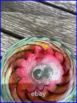 Epiphany Studio Folk art Glass Collectors Whimsical Jellyfish Paper Weight