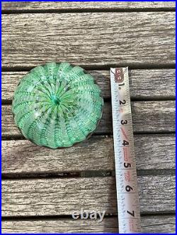 Epiphany Studio Folk art Glass Collectors Whimsical Jellyfish Paper Weight