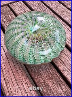 Epiphany Studio Folk art Glass Collectors Whimsical Jellyfish Paper Weight