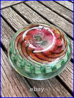 Epiphany Studio Folk art Glass Collectors Whimsical Jellyfish Paper Weight