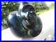 Fabulous-ORIENT-and-FLUME-GORILLA-PAPERWEIGHT-Blue-Aurene-3-5-Signed-w-Tag-01-sf