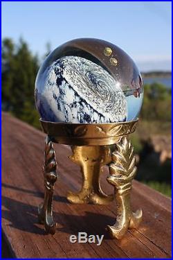 Glass Eye Studio Ges 94 Celestial Planet Series''mars'' Paperweight Excellent