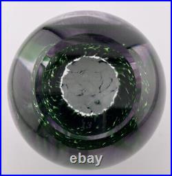 Glass Eye Studio Environmental Series Dichroic Morning Glory Glass Paperweight