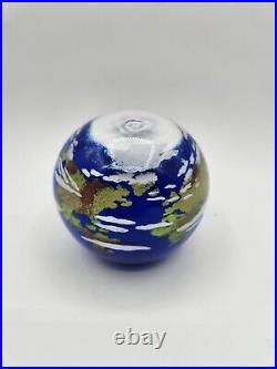 Glass Eye Studios Celestial Earth Paperweight