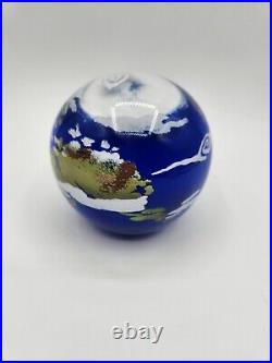 Glass Eye Studios Celestial Earth Paperweight