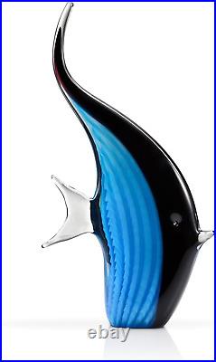 Home- San Pacific Intl 76084 Art Glass Blue Angelfish