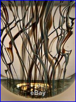 INCREDIBLE Satava STUDIO ART GLASS Paperweight JELLYFISH 5 1/2 inches Sculpture