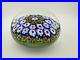 Italian-Murano-Glass-Paperweight-Millefiori-Floral-Multicolor-Daisy-01-ducz