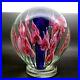 JOHN-LOTTON-Pink-Flowers-Glass-Orb-Globe-Sculpture-Paperweight-Apr-7-dia-01-li