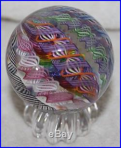 James Alloway Contemporary Art Glass Marble #2479 2-1/2 Inch's -HUGE-