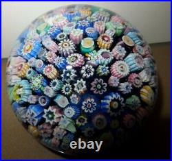 John Deacons Millefiori Paperweight Magnum Bunch of Flowers & Silhouette Canes